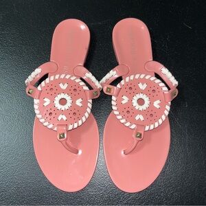 Jack Rogers Georgica jelly rose sandals
